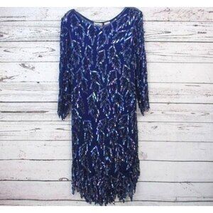 Scala Sequined Flapper Dress